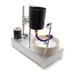 Gemstone Grinding Faceting Machine Faceted Gem Polishing Machine Jewelry Polisher Flat Grinder Lapidary Machine 2800RPM 120W (Digital Display)