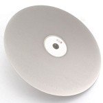 8 inch Diamond Disc Grit 600 High Density Coated Flat Lap Lapping Lapidary Wheel Glass Jewelry Polishing Tool Grinding Sharpening Metal Back 1/2 Arbor Fine GRIT0600