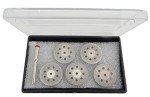 Gadgets Collection 5pc Diamond Cut Off Disc Cutting Wheels Mandrel Set Die Grinder Lapidary Saw Abrasive for Dremel Rotary Tool
