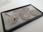 Gadgets Collection 5pc Diamond Cut Off Disc Cutting Wheels Mandrel Set Die Grinder Lapidary Saw Abrasive for Dremel Rotary Tool