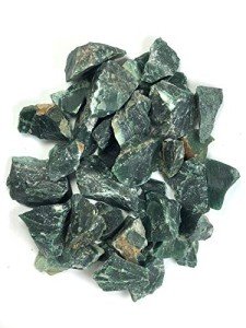 Hypnotic Gems Materials: 1 lb Green Jasper Stones from Asia - Rough Bulk Raw Natural Crystals for Cabbing, Tumbling, Lapidary, Polishing, Wire Wrapping, Wicca & Reiki Crystal Healing
