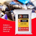 MJR Tumblers 1lb Super Polish 1500X Aluminum Oxide Rock Grit Tumbling Media Lapidary use