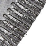 JINGLING 10" inch Diamond Lapidary Saw Blade 0.8mm Thin Notched Rim Arbor Hole 16mm Trim Stone