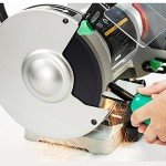 CAQUXIL Diamond Lapidary Jewelry Grinding Wheel 6 Inch with 1 Inch Arbor Hole, Diamond Grinding Wheel for Gem, Marble, Granite, Glass, Ceramics, Cemented Carbide, 1000 Grit