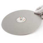 JINGLING 8" Inch Diamond Grinding Disc 3000 Grit Flat Lap Disk Lapping Plate Sanding Pads Lapidary Tools for Stone Pottery Faceting Machine