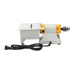 EWANYO Jewelry Lapidary Saw, Benchtop Mini Lathe Table Saw Grinder Polishing Machine 0-10000r/min Hobby Rock Cutting Saw for DIY Jewelry Lapidary Gem Rock Woodworking