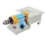 EWANYO Jewelry Lapidary Saw, Benchtop Mini Lathe Table Saw Grinder Polishing Machine 0-10000r/min Hobby Rock Cutting Saw for DIY Jewelry Lapidary Gem Rock Woodworking