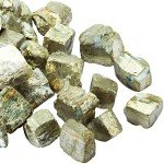 rockcloud 1 lb Natural Crystals Raw Rough Stones for Cabbing,Tumbling,Cutting,Lapidary,Polishing,Reiki Crytsal Healing,Iron Pyrite