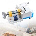 Mini Table Saw,Lapidary Equipment DIY Jewelry Lapidary Saw for Cutting Rocks Grinder Polishing Machine 0-10000r/min with Flexible Shaft for Home Woodworking Carving Hobbies