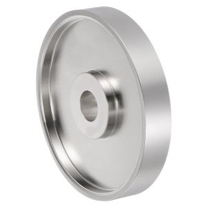 HARFINGTON Diamond Lapidary Wheel 6 Inch x 1 Inch Arbor Hole 2500 Grit Grinding Wheels for Stone, Marble, Glass, Ceramics, Crystal, Carbide, Steel