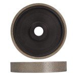 SCOTTCHEN Diamond Lapidary Jewelry Grinding Wheel 6"x1" with 1" Arbor Hole (for Gem Granite Glass Stone Marble Jade) - 320 Grit