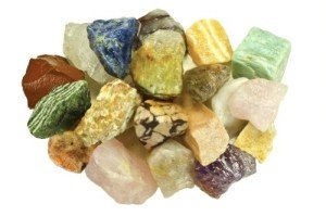 Fantasia Materials: 1 Pound of Bulk Rough Brazilian Stone Mix - Raw Natural Crystals and Rocks for Cabbing, Cutting, Lapidary, Tumbling, Polishing, Wire Wrapping, Wicca & Reiki Healing