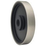 CAQUXIL Diamond Lapidary Jewelry Grinding Wheel 6 Inch with 1 Inch Arbor Hole, Diamond Grinding Wheel for Gem, Marble, Granite, Glass, Ceramics, Cemented Carbide, 600 Grit