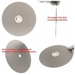 JINGLING 8" Inch 200mm Diamond Grinding Discs 400 Grit Flat Lap Disk Lapping Plate Wheels Sanding Pads Grinder Wheel Lapidary Tools for Stone Pottery Ceramics