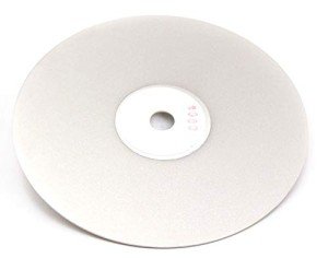 Drilax 6 inch Grit 800 Professional Quality High Density Diamond Coated Flat Lap Lapping Lapidary Wheel Disc Glass Jewelry Polishing Tool Grinding Sharpening Metal Back 1/2 Arbor (Grit800)