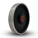 UF-SHARP Diamond Lapidary Jewelry Grinding Wheel 6 inch,1"Arbor, for TIG tungstens, Gem, Marble, Granite, Glass, Ceramics, Cemented Carbide (120 Grit)