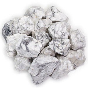 Hypnotic Gems Materials: 1 lb Bulk Rough Magnesite Stones from India - Raw Natural Crystals and Rocks for Cabbing, Lapidary, Tumbling, Polishing, Wire Wrapping, Wicca and Reiki Crystal Healing