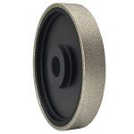 CAQUXIL Diamond Lapidary Jewelry Grinding Wheel 6 Inch with 1 Inch Arbor Hole, Diamond Grinding Wheel for Gem, Marble, Granite, Glass, Ceramics, Cemented Carbide, 60 Grit
