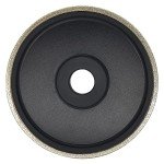 CAQUXIL Diamond Lapidary Jewelry Grinding Wheel 6 Inch with 1 Inch Arbor Hole, Diamond Grinding Wheel for Gem, Marble, Granite, Glass, Ceramics, Cemented Carbide, 60 Grit