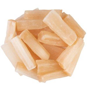 BEZAVO Orange Selenite Rough Stones - 1 lb Raw Crystals for Tumbling, Jewelry Making, Polishing, Cabbing, Lapidary, Fountain Rocks, Decoration, Gem Mining, Wire Wrapping, and Reiki Healing