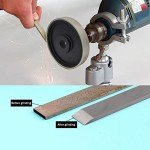 CAQUXIL Diamond Lapidary Jewelry Grinding Wheel 6 Inch with 1 Inch Arbor Hole, Diamond Grinding Wheel for Gem, Marble, Granite, Glass, Ceramics, Cemented Carbide, 120 Grit