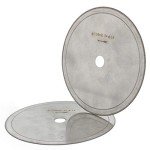 KATSUSO 2Pcs 6" inch 150mm Diamond Lapidary Saws Arbor 5/8" Trim Blade Super Thin Edge Rim Wet Cutting Disc Jewellery Tools for Stone - (Thickness: Core Thickness 0.3mm)