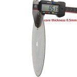 KATSUSO 2Pcs 6" inch 150mm Diamond Lapidary Trim Saw Blades Super-Thin Edge Rim Wet Cutting Disc Arbor 1/2" Jewelry Tools for Gem Stone - (Thickness: Core Thickness 0.25)