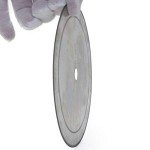 KATSUSO 2Pcs 6" inch 150mm Diamond Lapidary Trim Saw Blades Super-Thin Edge Rim Wet Cutting Disc Arbor 1/2" Jewelry Tools for Gem Stone - (Thickness: Core Thickness 0.25)