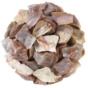 ZAICUS Polychrome Jasper Rough Stones for Tumbling, Raw Stones, Jewelry Making, Polishing, Cabbing, Lapidary, Fountain Rocks, Decoration, Wire Wrapping, Gem Mining, Reiki Healing 1 lb