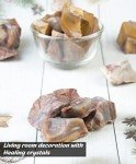 ZAICUS Polychrome Jasper Rough Stones for Tumbling, Raw Stones, Jewelry Making, Polishing, Cabbing, Lapidary, Fountain Rocks, Decoration, Wire Wrapping, Gem Mining, Reiki Healing 1 lb