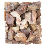 ZAICUS Polychrome Jasper Rough Stones for Tumbling, Raw Stones, Jewelry Making, Polishing, Cabbing, Lapidary, Fountain Rocks, Decoration, Wire Wrapping, Gem Mining, Reiki Healing 1 lb