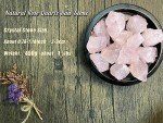 DUQGUHO 1 Lbs Rose Quartz Crystals Bulk Raw Crystals Natural Rough Stones Rocks Raw Gemstone Crystals Wholesale for Witchcraft Lapidary Tumbling Cabbing Fountain Reiki Energy Balancing 1’’