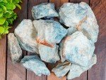 ZAICUS 1 lb Aquamarine Rough Stone - Raw Stones and Crystals Bulk for Tumbling, Jewelry Making, Cabbing, Lapidary, Fountain Rocks, Decoration, Polishing, Wire Wrapping, Gem Mining, Reiki Crystal