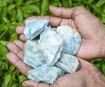 ZAICUS 1 lb Aquamarine Rough Stone - Raw Stones and Crystals Bulk for Tumbling, Jewelry Making, Cabbing, Lapidary, Fountain Rocks, Decoration, Polishing, Wire Wrapping, Gem Mining, Reiki Crystal