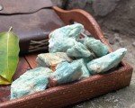 ZAICUS 1 lb Aquamarine Rough Stone - Raw Stones and Crystals Bulk for Tumbling, Jewelry Making, Cabbing, Lapidary, Fountain Rocks, Decoration, Polishing, Wire Wrapping, Gem Mining, Reiki Crystal