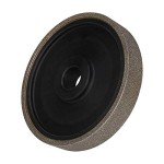 SCOTTCHEN Diamond Lapidary Jewelry Grinding Wheel 6"x1" with 1" Arbor Hole (for Gem Granite Glass Stone Marble Jade) - 600 Grit
