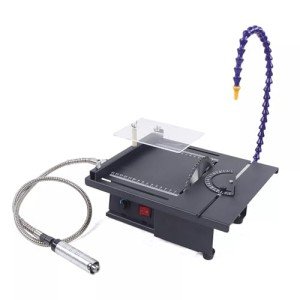 110V Portable Table Saw Gem Jewelry Rock Polishing Grinding Machine,Lapidary Polisher Buffer Jade Cutting Carving Machine,Mini Table Saw DIY Grinder Tool for Cutting,Grinding,Polishing