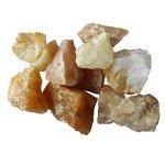 Sawcart ½ Lb Citrine Bulk Rough Raw Natural Crystal Stone for Cabbing, Tumbling, Lapidary, Polishing, Wire Wrapping, Wicca, Reiki Healing, Mediation, Chakra Balancing