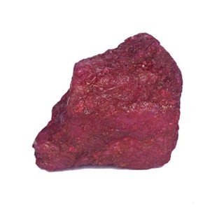 Rare Red Ruby Healing Crystal 495.50 Ct Natural Raw Lapidary Cabbing Rough Ruby Schorl Gem