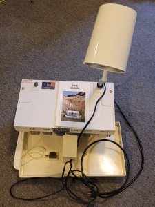 Pixie Gem Maker (portable lapidary machine) by Diamond Pacific Tool Corporation.