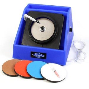 Hi-Tech Diamond 6" Slant Cabber - Cabbing Machine Lapidary Equipment, Stone, Rock Polisher, Grinder, Shaper w/ Variable Speed Motor, Includes Rock Mineral Polishing Lapidary Machine Accessory Kit