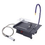 Xlsdlvcnxz 1800W Gem Faceting Machine,Jade Carving Machine,Gem Faceting Machine,Lapidary Equipment,Adjustable Micro Table Saw Polishing Tool