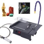 Xlsdlvcnxz 1800W Gem Faceting Machine,Jade Carving Machine,Gem Faceting Machine,Lapidary Equipment,Adjustable Micro Table Saw Polishing Tool