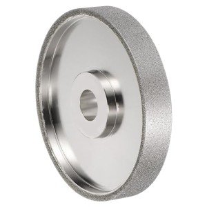 HARFINGTON Diamond Lapidary Wheel 6 Inch x 1 Inch Arbor Hole 100 Grit Grinding Wheels for Stone, Marble, Glass, Ceramics, Crystal, Carbide, Steel