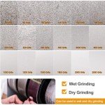 HARFINGTON Diamond Lapidary Wheel 6 Inch x 1 Inch Arbor Hole 100 Grit Grinding Wheels for Stone, Marble, Glass, Ceramics, Crystal, Carbide, Steel