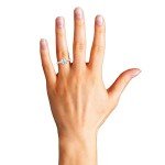 14k Round Solitaire White Gold Engagement Ring (1cttw, H-I Color, I3 Clarity), Size 8