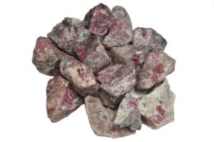Hypnotic Gems Materials: 1 lb Ruby in Quartz Stones from Asia - Rough Bulk Raw Natural Crystals for Cabbing, Tumbling, Lapidary, Polishing, Wire Wrapping, Wicca & Reiki Crystal Healing