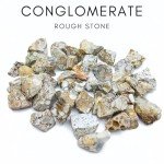 1 LB Conglomerate Rough Crystals and Stones Raw Stones for Rock Tumbling, Jewelry Making, Polishing, Cabbing, Lapidary, Fountain Rocks, Decoration, Wire Wrapping, Gem Mining, Reiki Healing