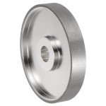 HARFINGTON Diamond Lapidary Wheel 6 Inch x 1 Inch Arbor Hole 320 Grit Grinding Wheels for Stone, Marble, Glass, Ceramics, Crystal, Carbide, Steel