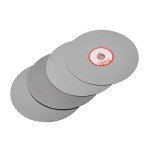 4pcs/Set 100mm Polishing Grinding Disc 600 800 1200 3000 Grit L Diamond Coated Flat Lap Wheel Lapidary Polishing Grinding Disc